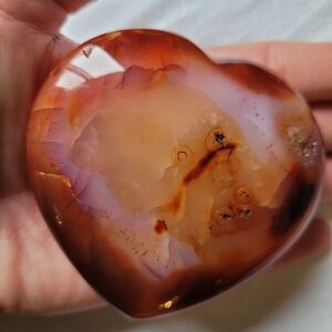Huge Carnelian Puffy Heart palmstone